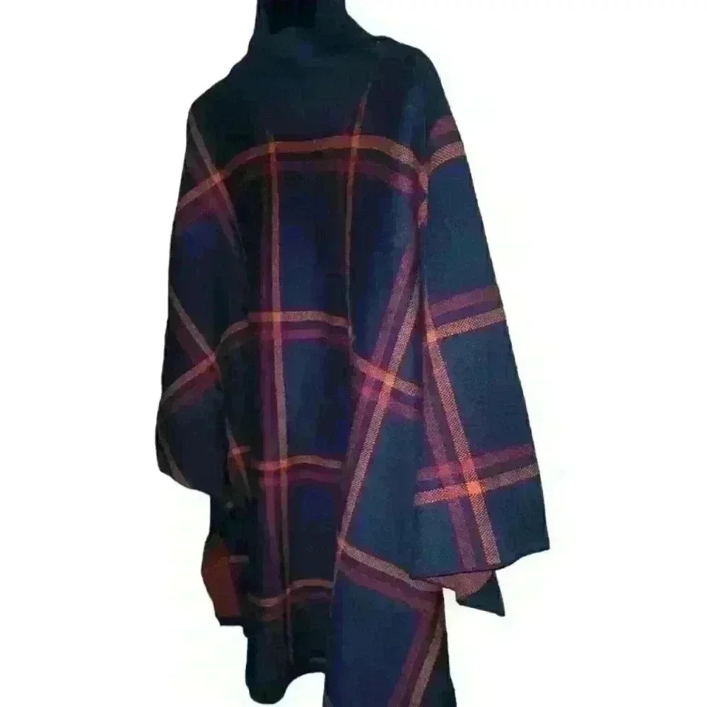 Max Studio Turtleneck Poncho. One size fits most - Picture 2 of 3